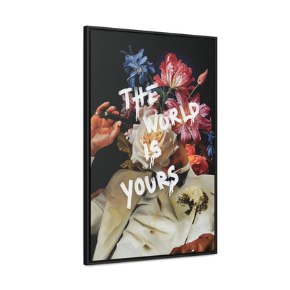 The world is yours Canvas Wall art