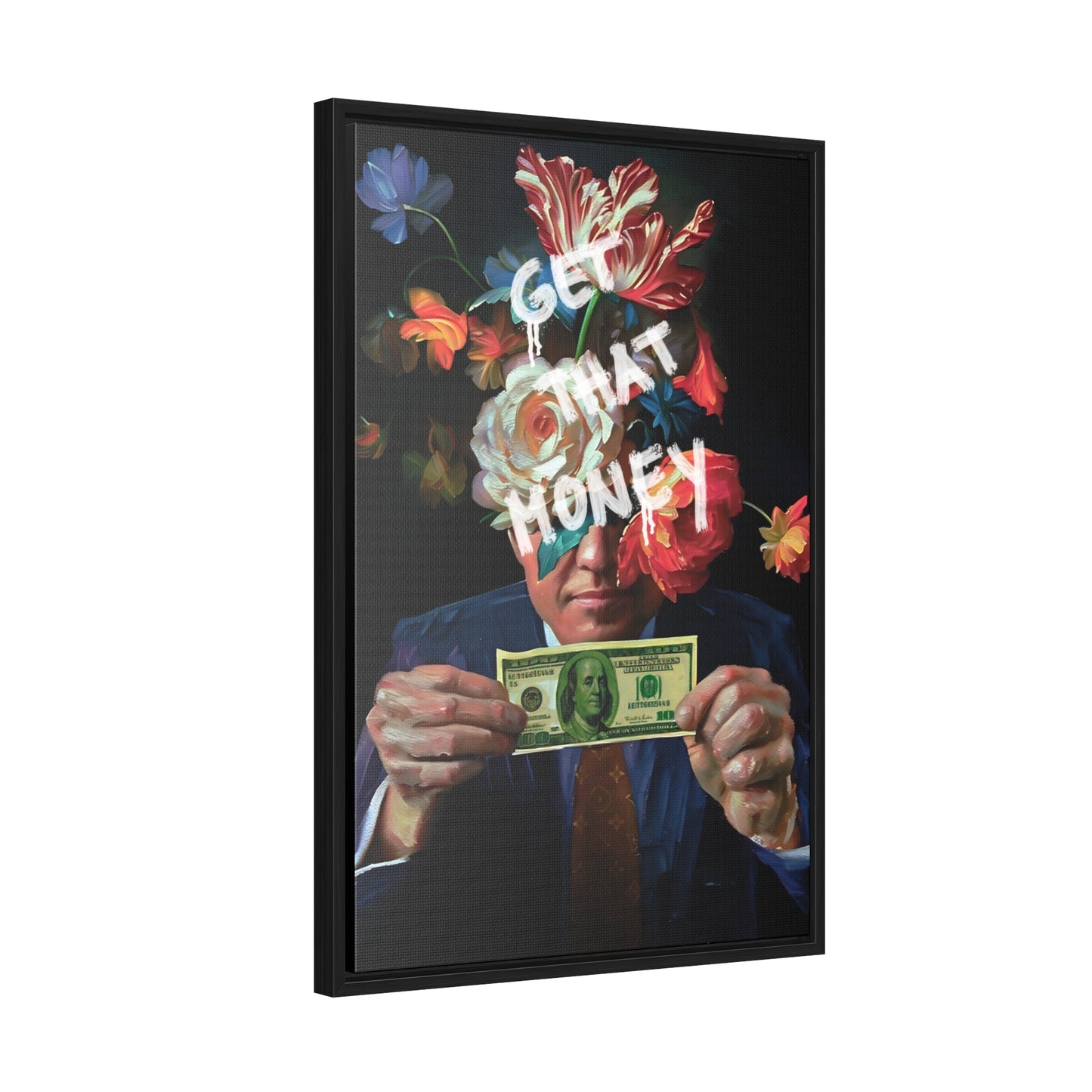 Get that Money Canvas Wall art