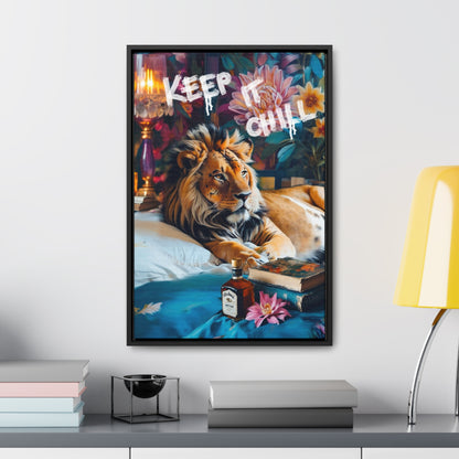 Keep it chill (Canvas + Frame)