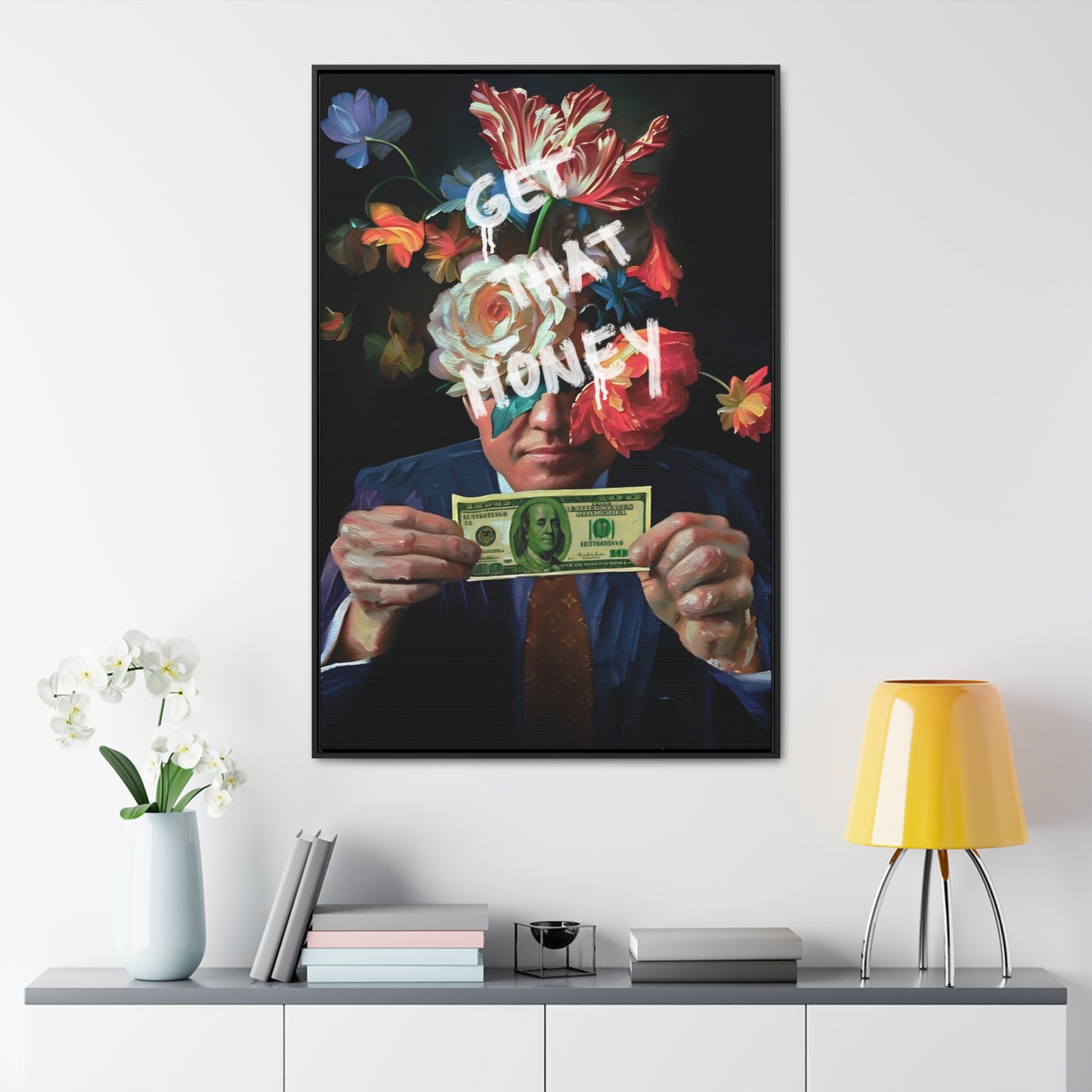 Get that Money Canvas Wall art