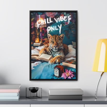 ´Chill vibes only´ Canvas Wall art