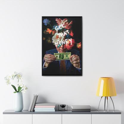 Get that Money Canvas Wall art