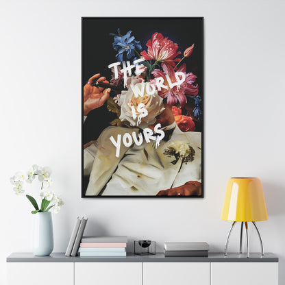 The world is yours Canvas Wall art