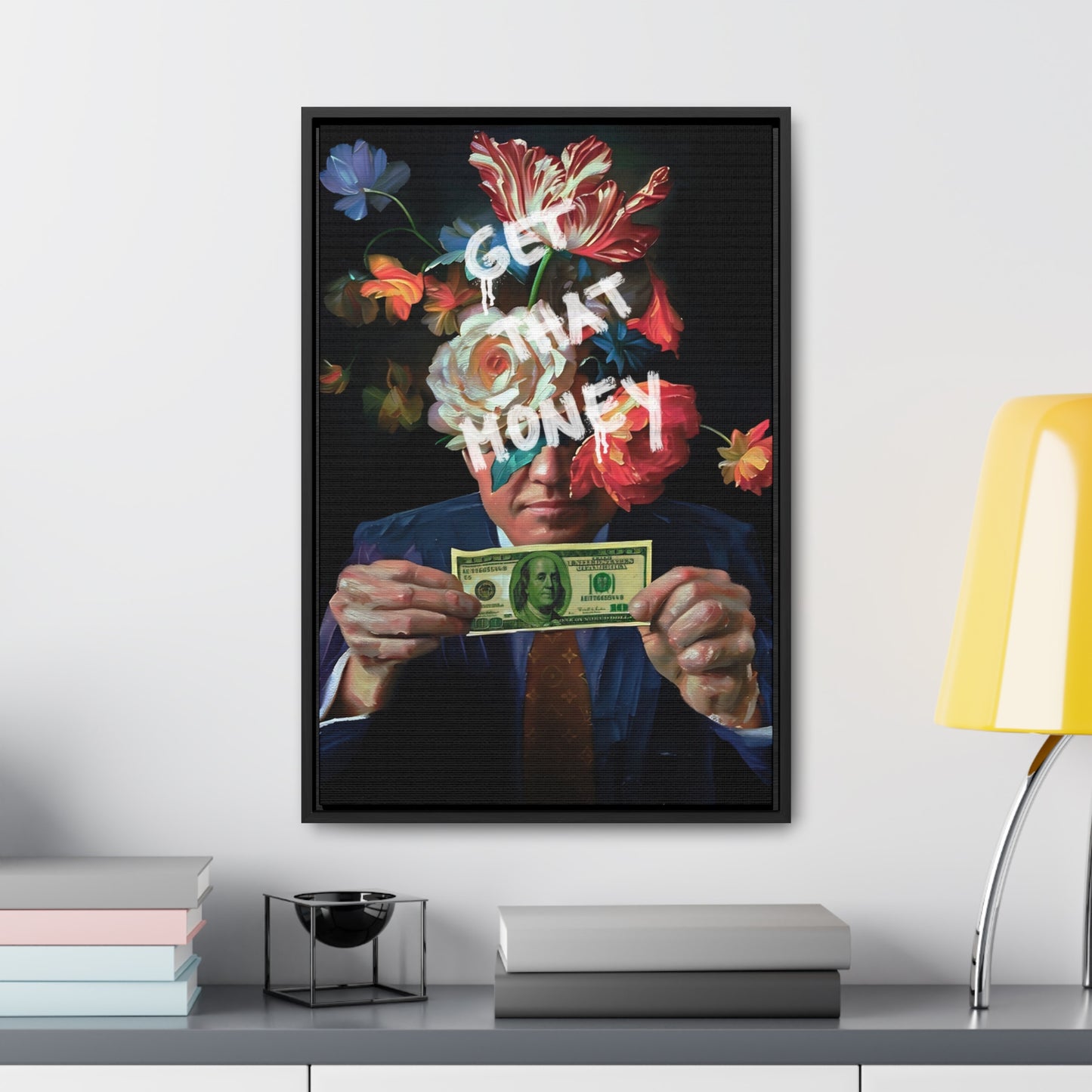 Get that Money Canvas Wall art