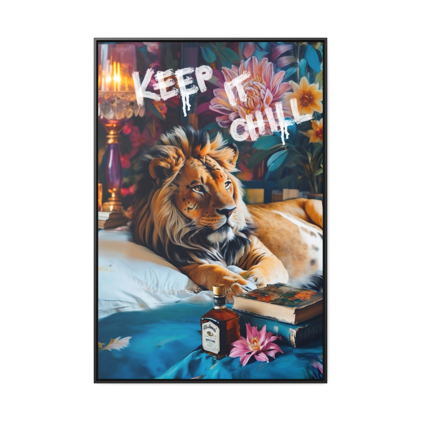 Keep it chill (Canvas + Frame)