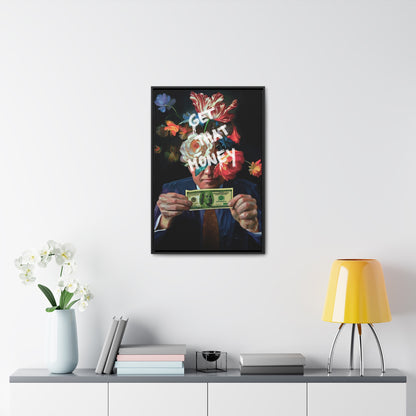 Get that Money Canvas Wall art