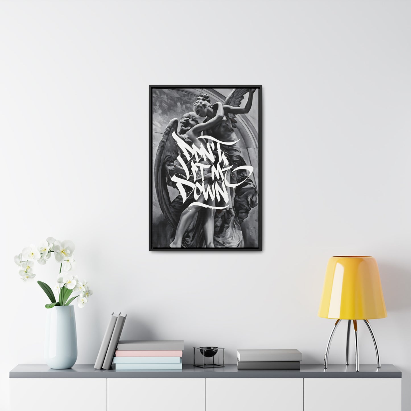 Don’t let me down Canvas Wall art