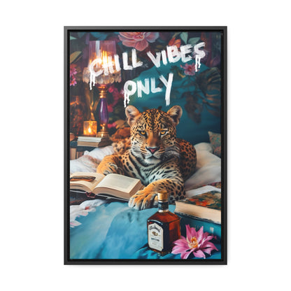 ´Chill vibes only´ Canvas Wall art