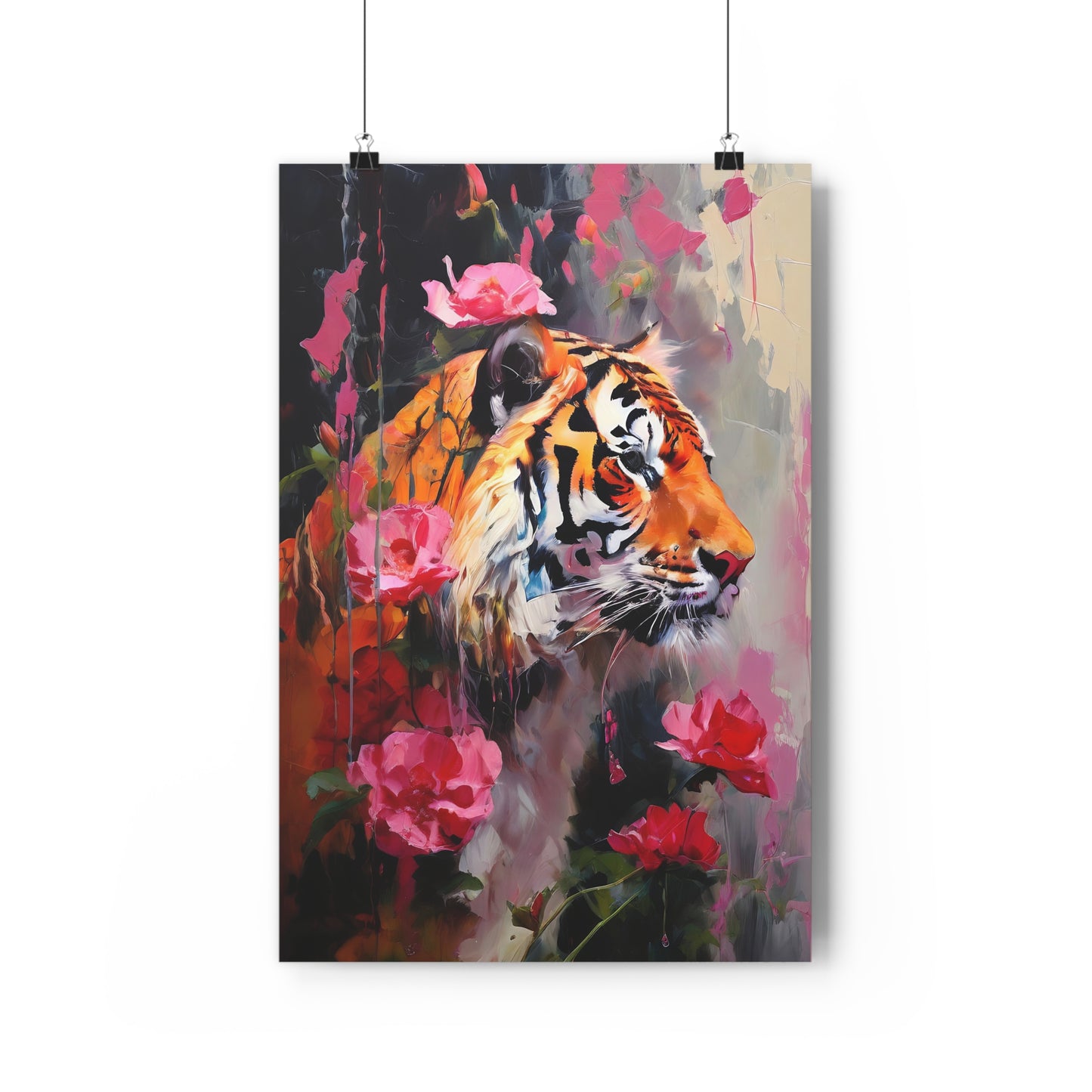 Tiger Giclée seinakunst