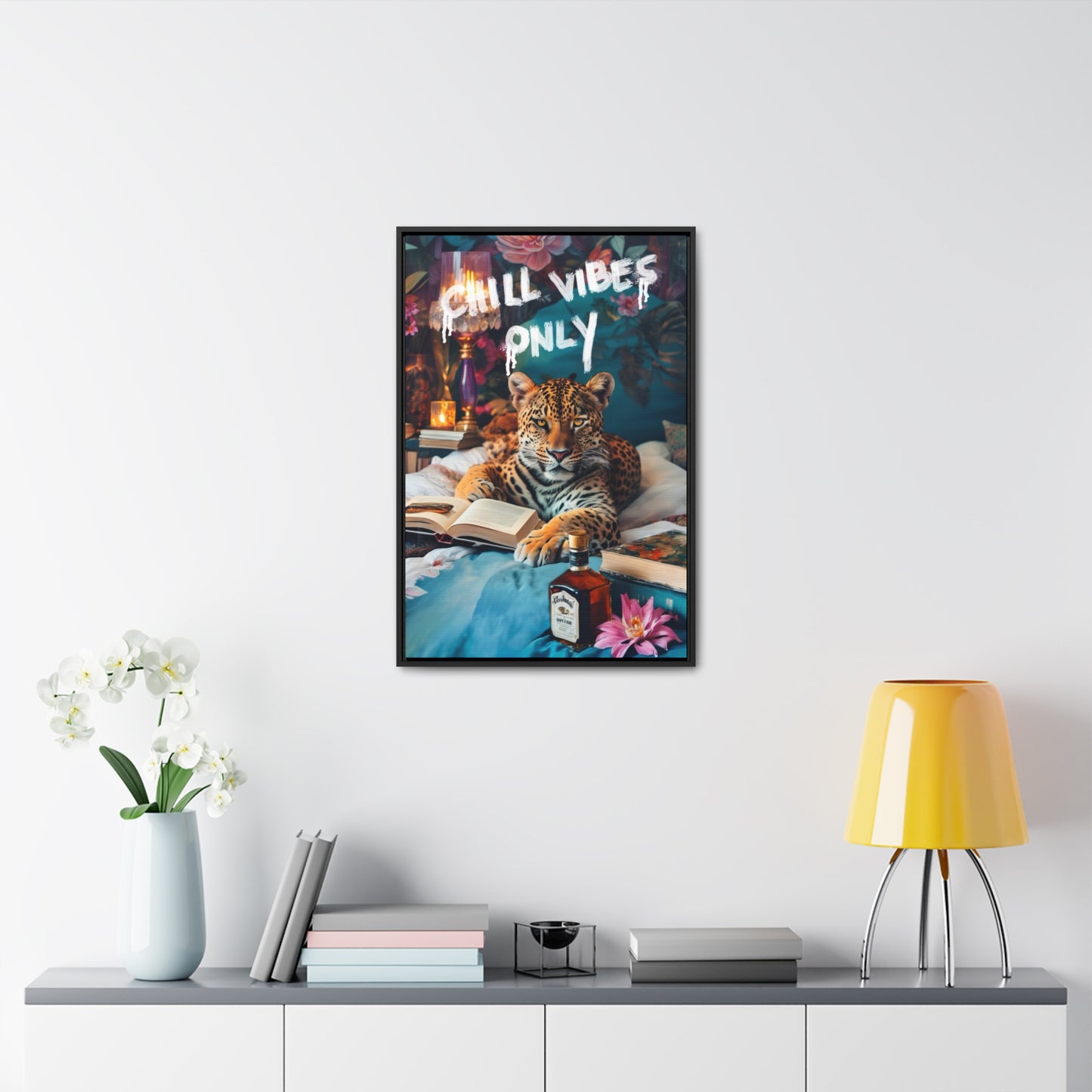 ´Chill vibes only´ Canvas Wall art