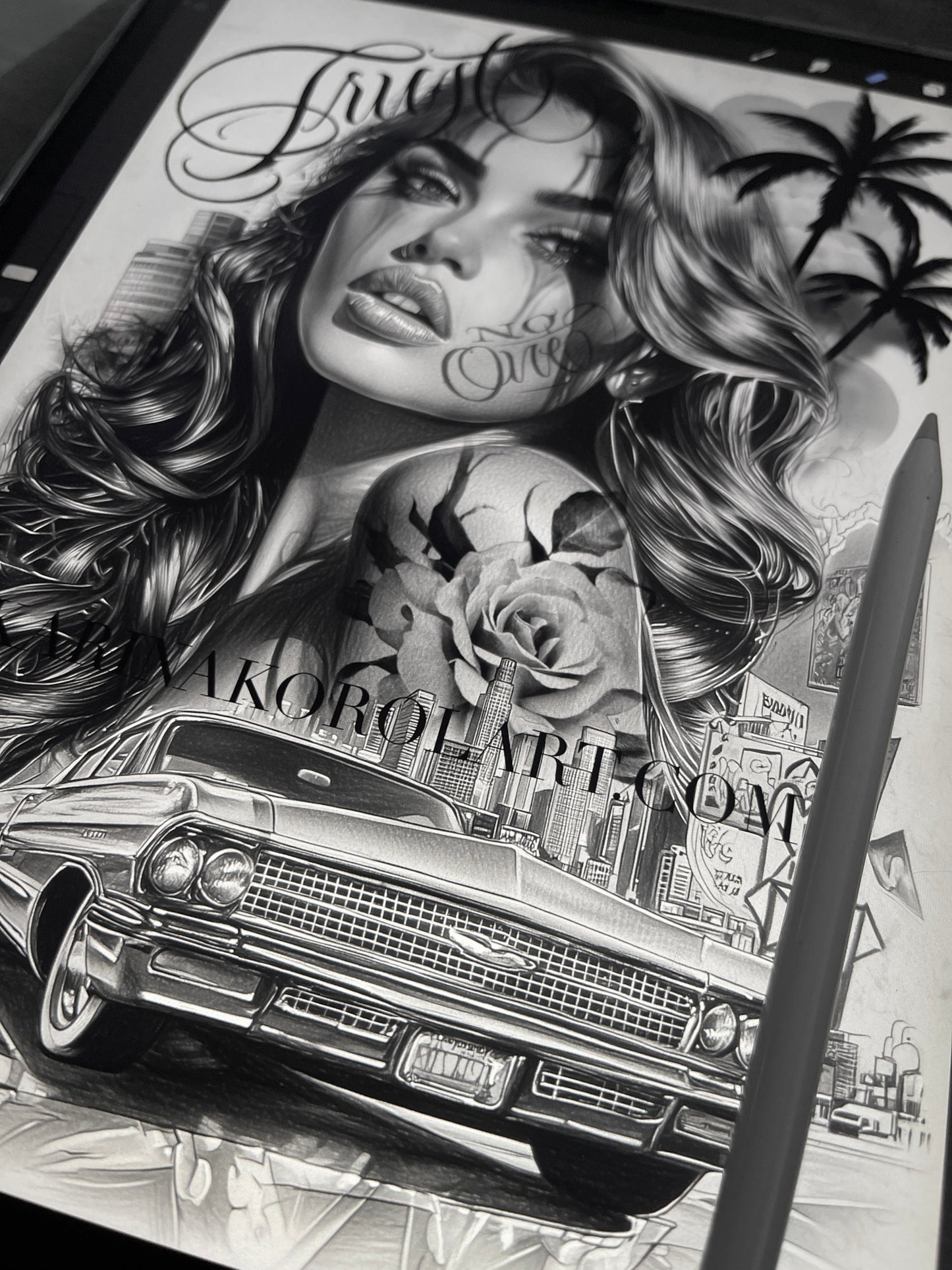 Chicano tattoo design