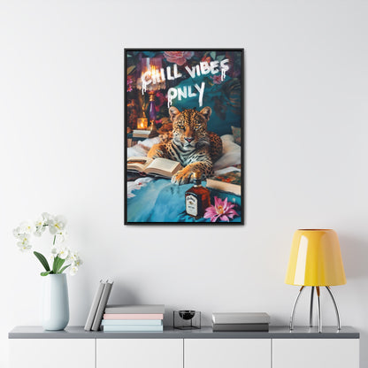 ´Chill vibes only´ Canvas Wall art