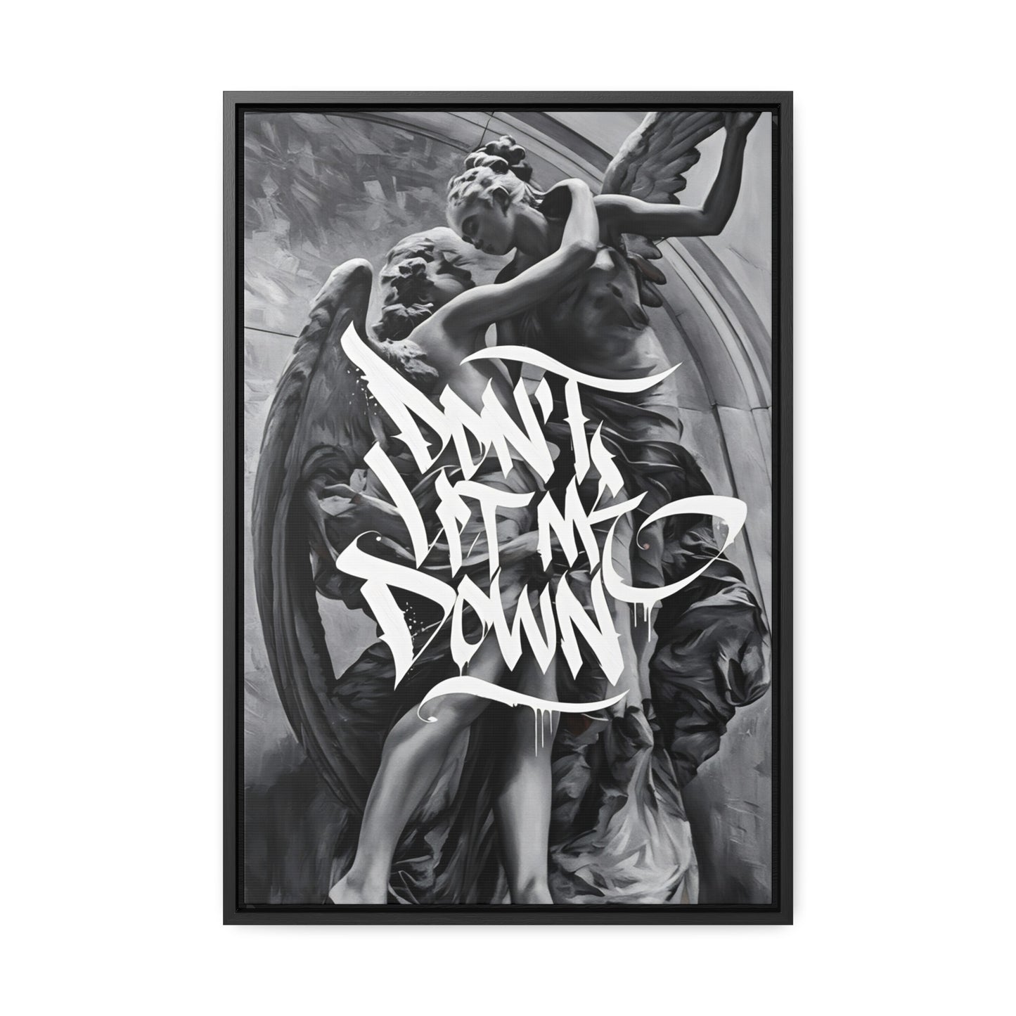 Don’t let me down Canvas Wall art