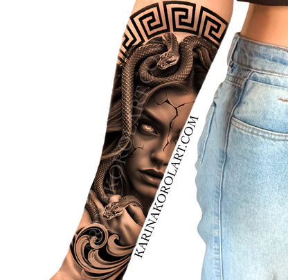 Medusa tattoo design