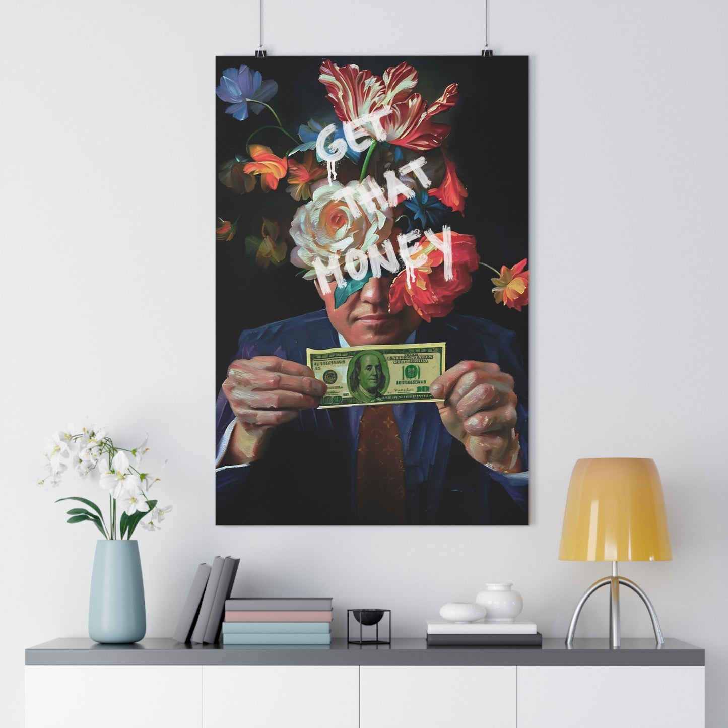 Hankige see Money Giclée kunstitrükk 