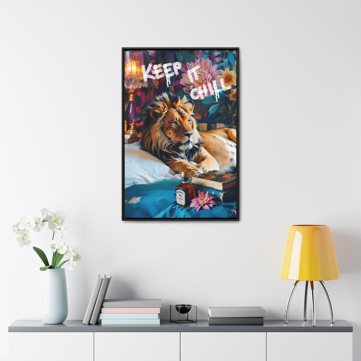 Keep it chill (Canvas + Frame)