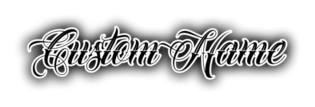 Custom Tattoo Lettering Sketches | Chicano Name Tattoos by Karina Korol