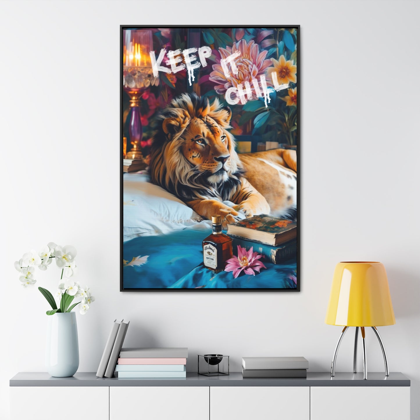 Keep it chill (Canvas + Frame)