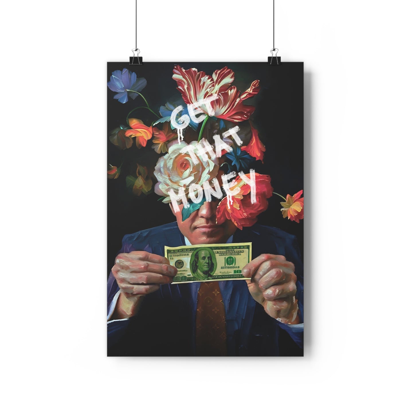 Hankige see Money Giclée kunstitrükk 