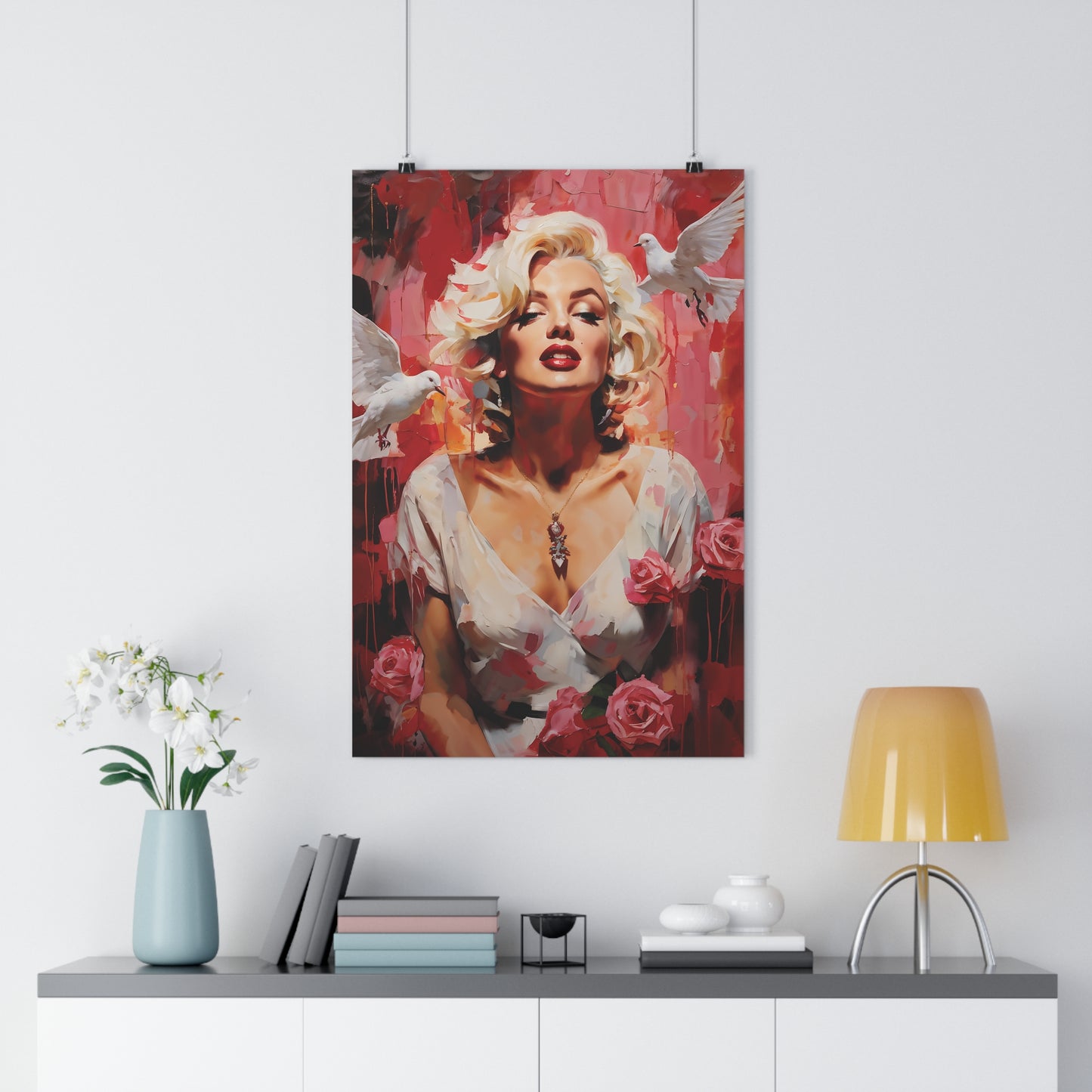 Marilyn Monroe Giclée seinakunst