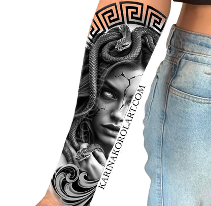 Medusa tattoo design