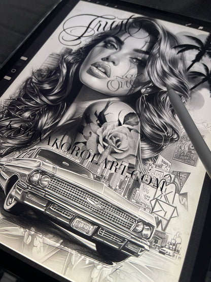 Chicano tattoo design
