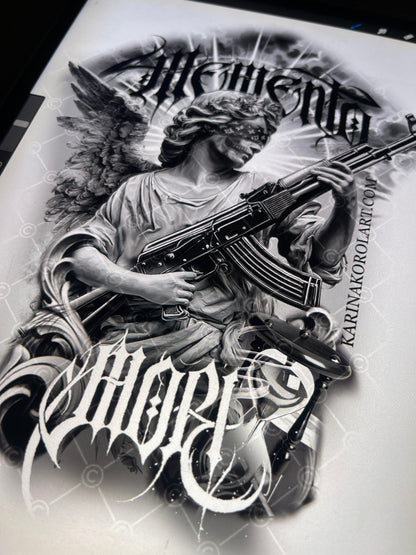 Memento mori Tattoo Design