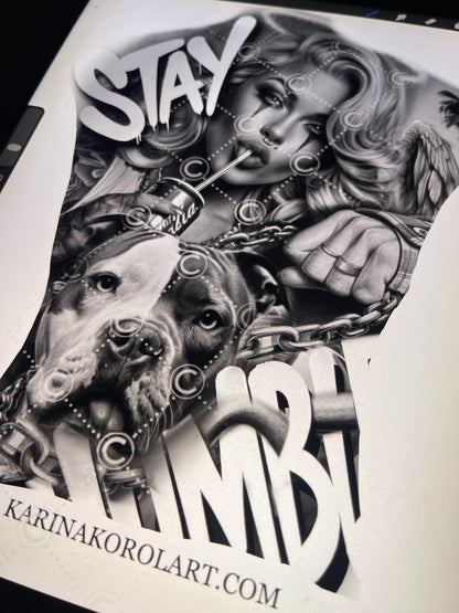 Stay Humble Tattoo Design