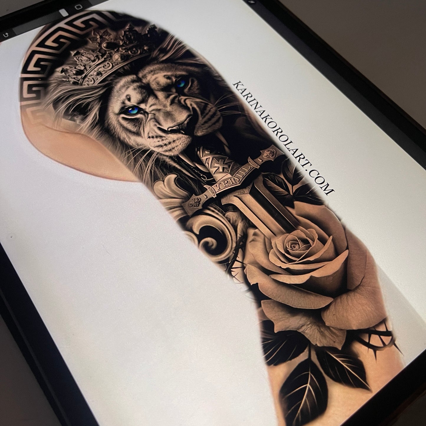 Lion tattoo design