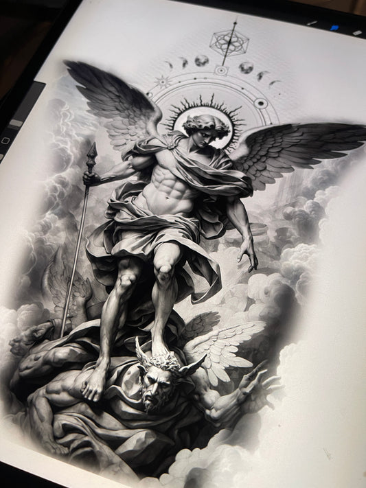 Archangel tattoo design