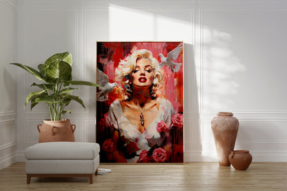 Marilyn Monroe Giclée seinakunst